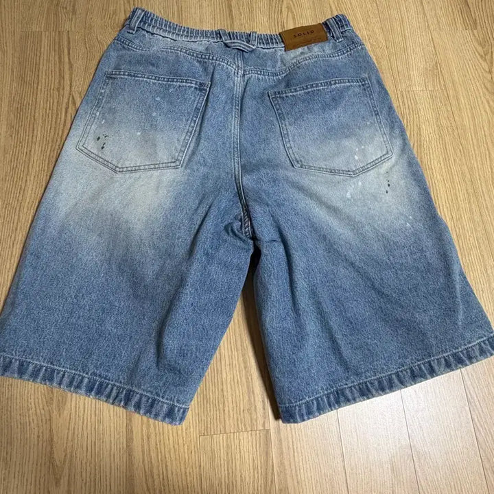 [BUNJANG] Solid Homme 25SS Painting Denim Shorts / (50) 25ss 솔리드옴므 솔옴 페인팅 데님쇼츠