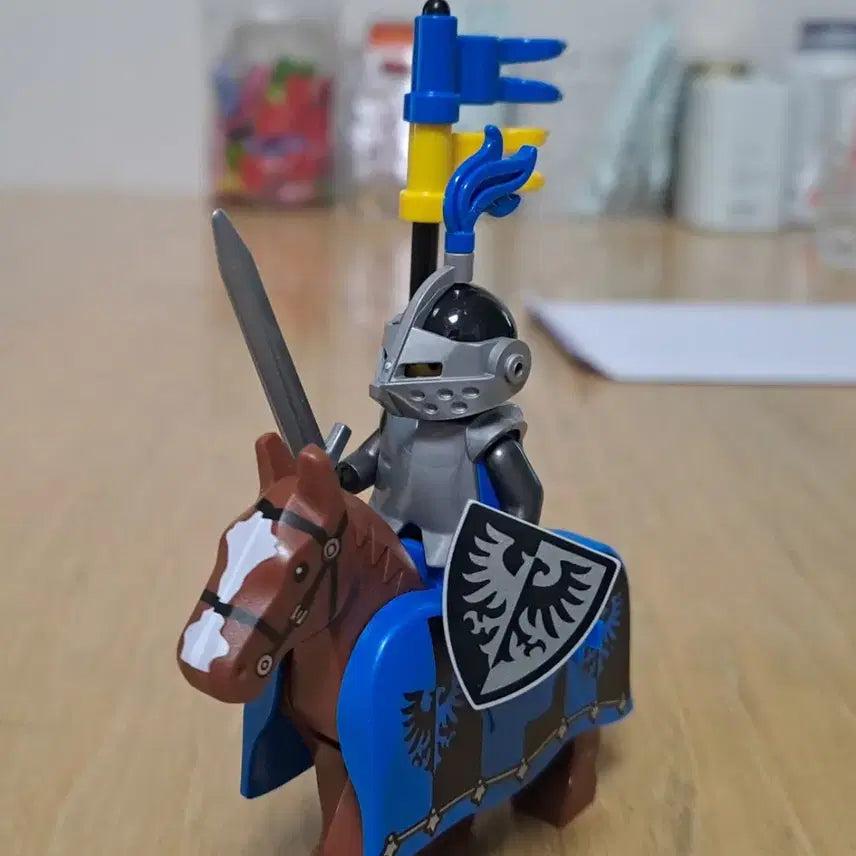 [BUNJANG] LEGO Castle Lion Falcon Horse Banner / [할인] 레고 캐슬 사자 팔콘 말 바딩 깃발