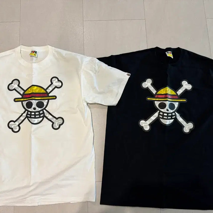 [SOLD OUT] 베이프 x 원피스 한정판 반팔티셔츠