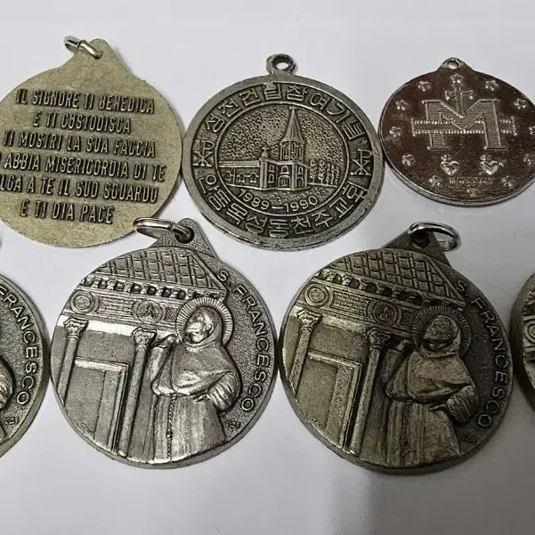 [BUNJANG] Vintage St. Francis / Pope Medal / 성 프란체스코 / 교황 빈티지 메달
