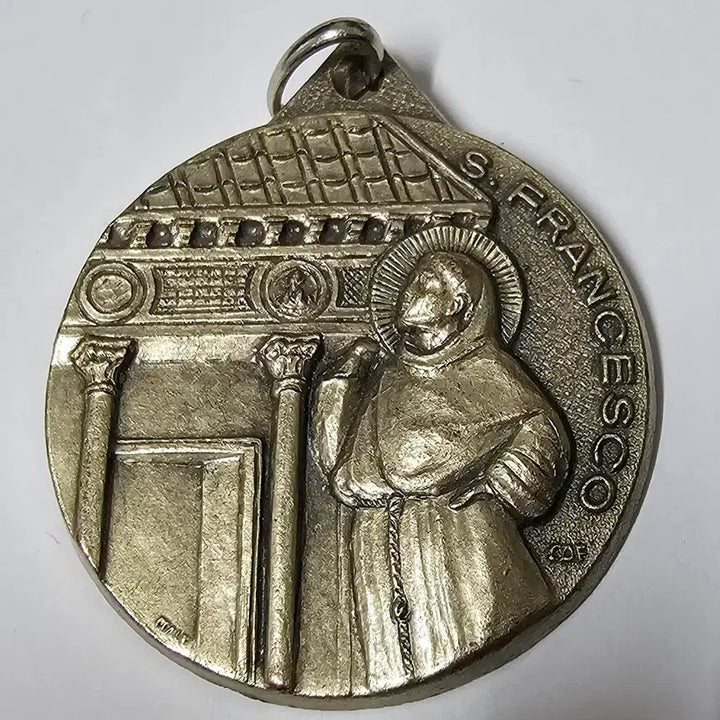 [BUNJANG] Vintage St. Francis / Pope Medal / 성 프란체스코 / 교황 빈티지 메달