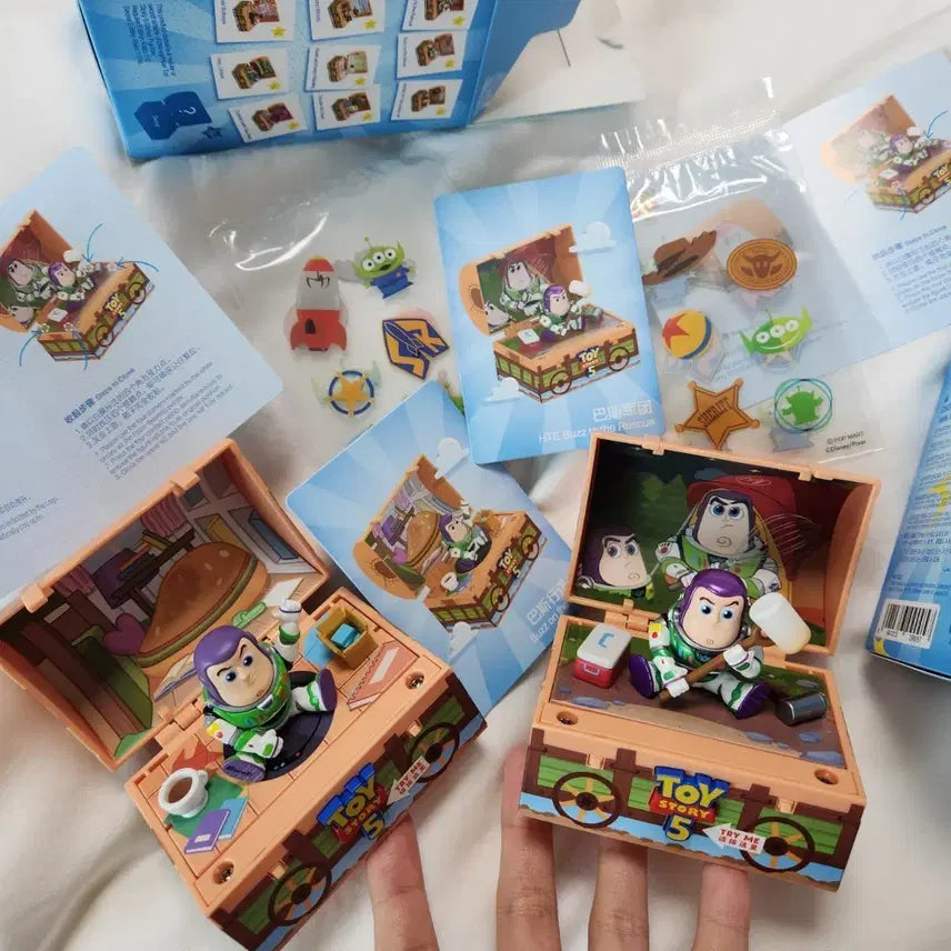 [BUNJANG] Pop Mart Toy Story 5 Buzz Lightyear Figures Set / 팝마트 토이스토리5 버즈 피규어 2종 일괄