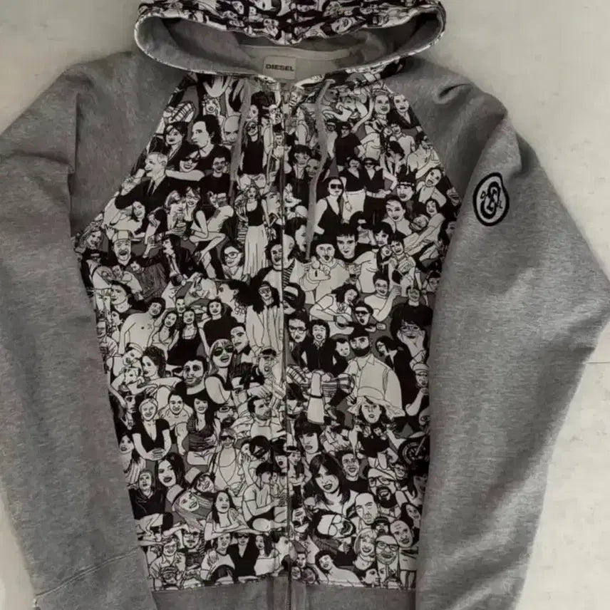 [BUNJANG] Diesel Hooded Zip-Up Jacket / 디젤 후드집업