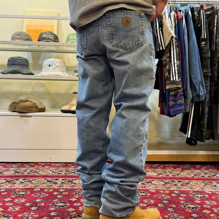 [SOLD OUT] 칼하트 B18 STW 빈티지 데님 팬츠 32in