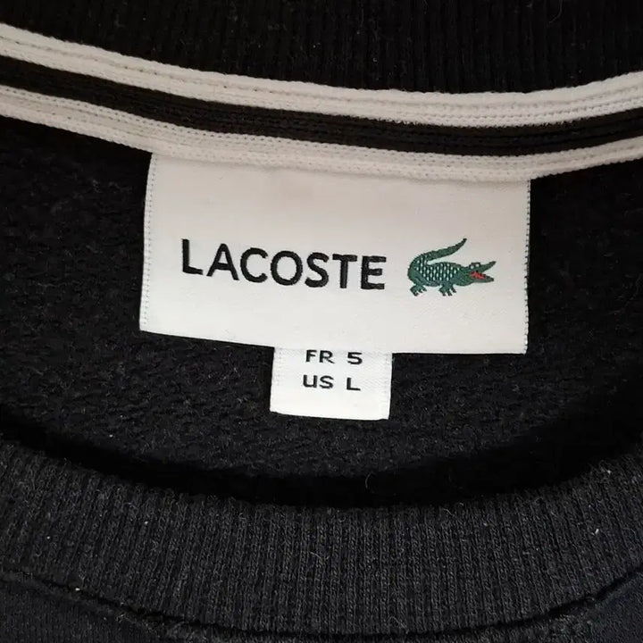 [BUNJANG] Lacoste Golf Luxury Sweatshirt Black Cotton Men&