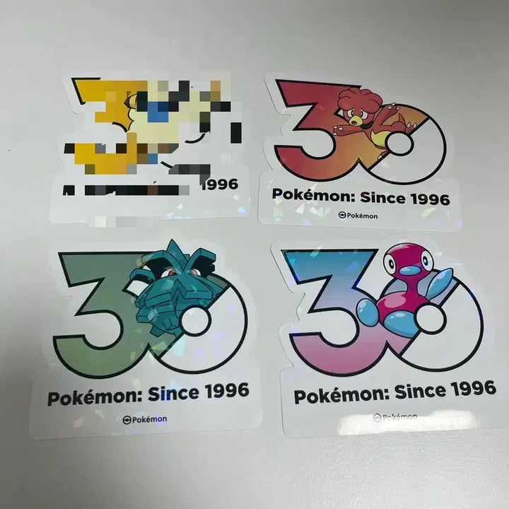 [BUNJANG] Pokemon 30th Anniversary Stickers (Gen 1-3) / 포켓몬 30주년 스티커 (1~3세대)