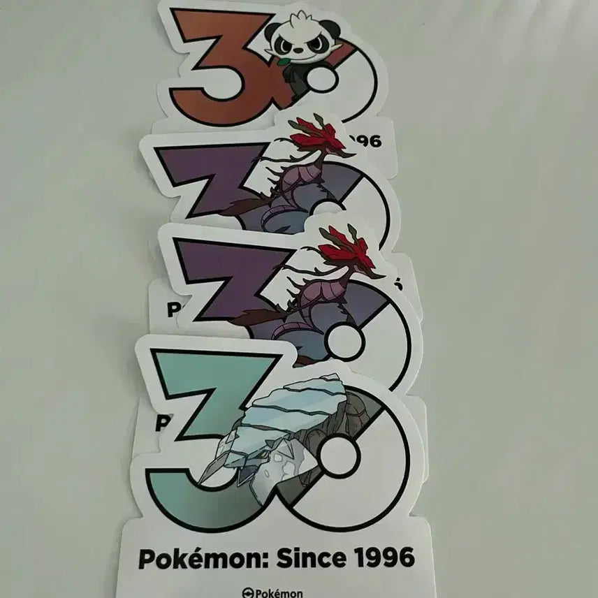 [BUNJANG] Pokemon 30th Anniversary Stickers (Generations 6-9) / 포켓몬 30주년 스티커 (6~9세대)