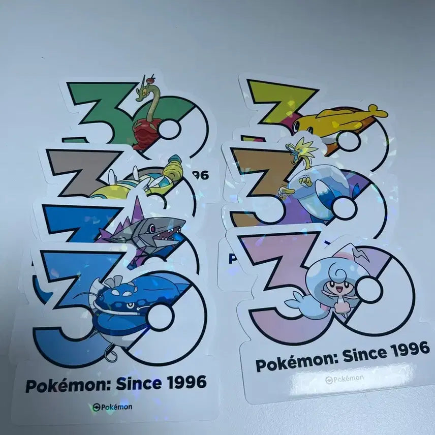 [BUNJANG] Pokemon 30th Anniversary Stickers (Generations 6-9) / 포켓몬 30주년 스티커 (6~9세대)