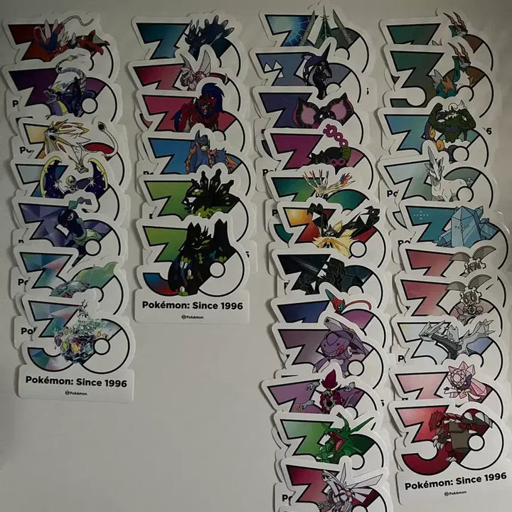 [BUNJANG] Pokemon 30th Anniversary Stickers (Starters, Legendaries, Paradox) / 포켓몬 30주년 스티커 (스타팅, 전설, 패러독스)