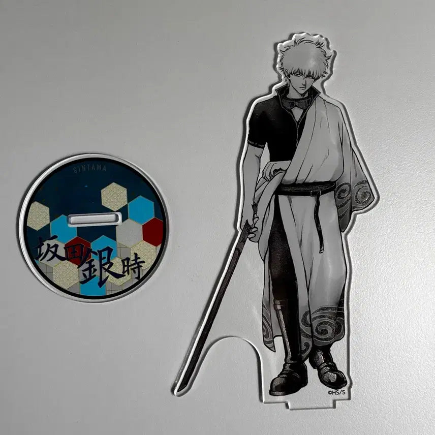 [BUNJANG] Gintama 20th Anniversary Gintoki Sakata Silver Foil Acrylic Stand Prize H / 은혼 20주년 원화전 사카타 긴토키 은박 아크릴 스탠드 쿠지 H상
