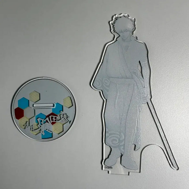 [BUNJANG] Gintama 20th Anniversary Gintoki Sakata Silver Foil Acrylic Stand Prize H / 은혼 20주년 원화전 사카타 긴토키 은박 아크릴 스탠드 쿠지 H상