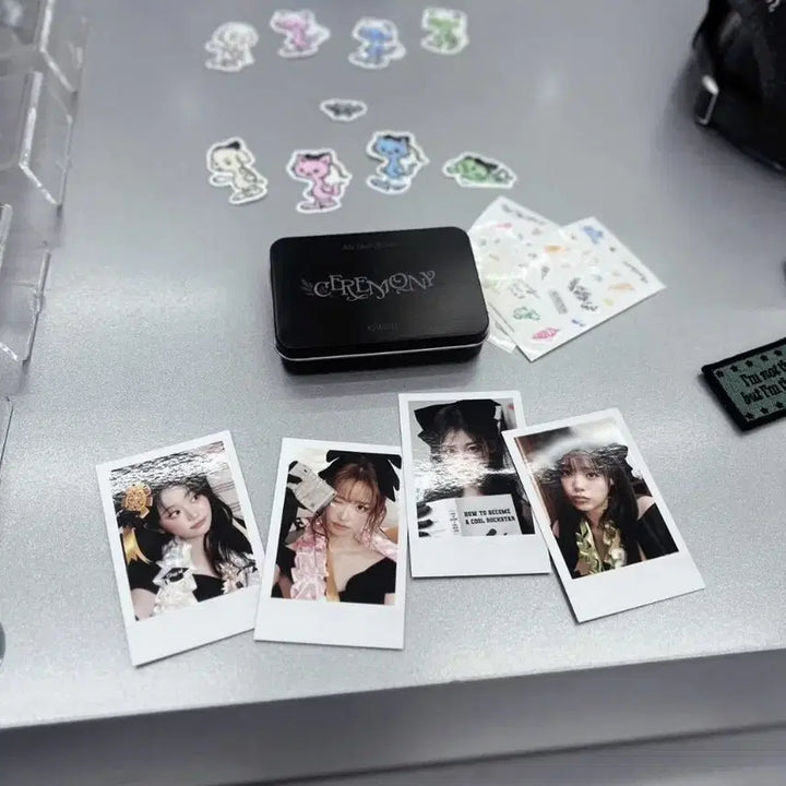 [BUNJANG] QWER Popup Polaroid Deco Set Chodan Magenta Hina Siyeon / QWER 팝업 폴라로이드 데코 세트 MD 쵸단 마젠타 히나 시연