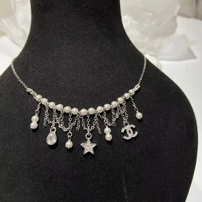[BUNJANG] Chanel Pearl Necklace Adjustable / 샤넬 진주 목걸이 사이즈 조절 가능