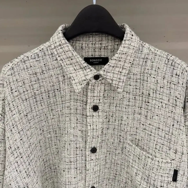 [BUNJANG] Songzio Origin 26SS Tweed Shirt Size 46 / 26SS 송지오 오리진 트위드 셔츠 46사이즈