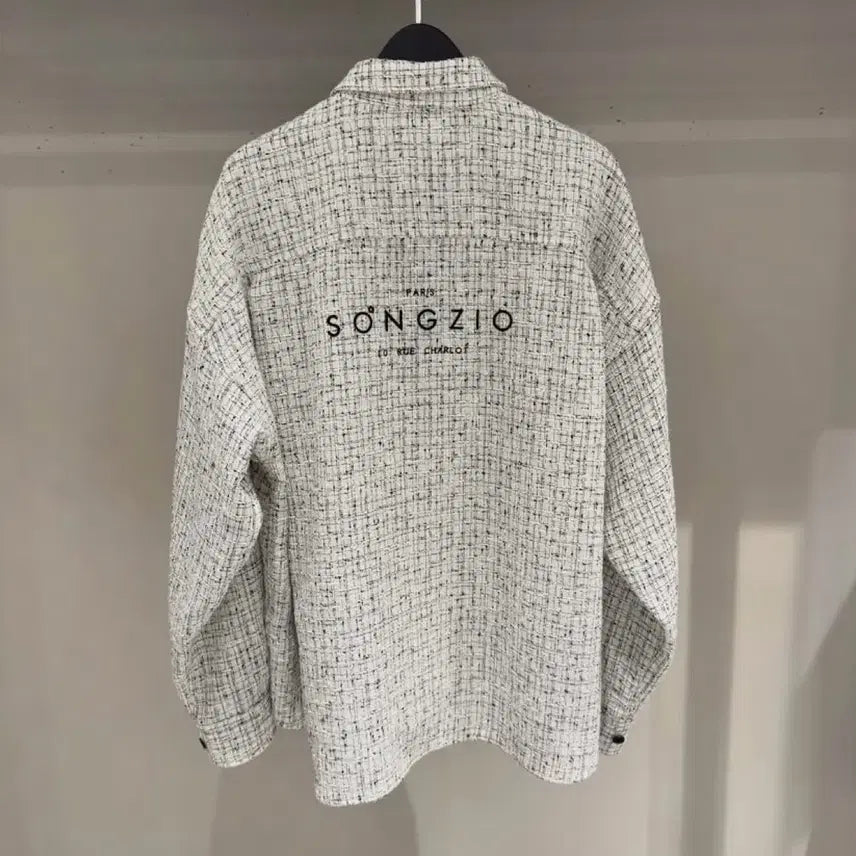 [BUNJANG] Songzio Origin 26SS Tweed Shirt Size 46 / 26SS 송지오 오리진 트위드 셔츠 46사이즈