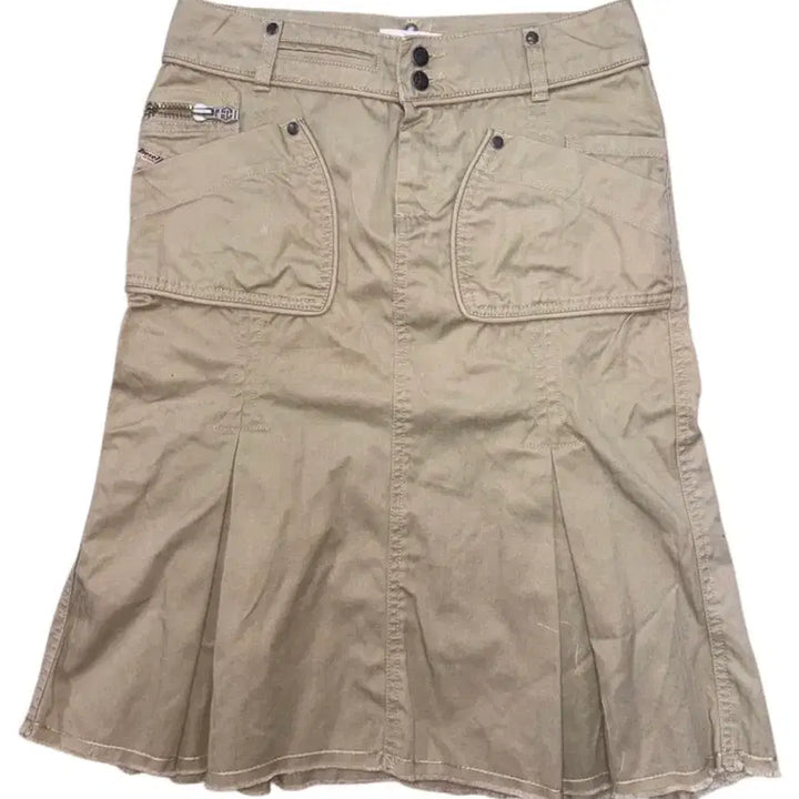 [BUNJANG] Diesel Y2K Vintage Midi Cargo Skirt / Disel 디젤 미디 스커트 Y2K 빈티지