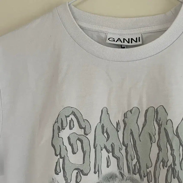 [BUNJANG] GANNI Cotton Short Sleeve T-Shirt / 가니 반팔 티셔츠 M