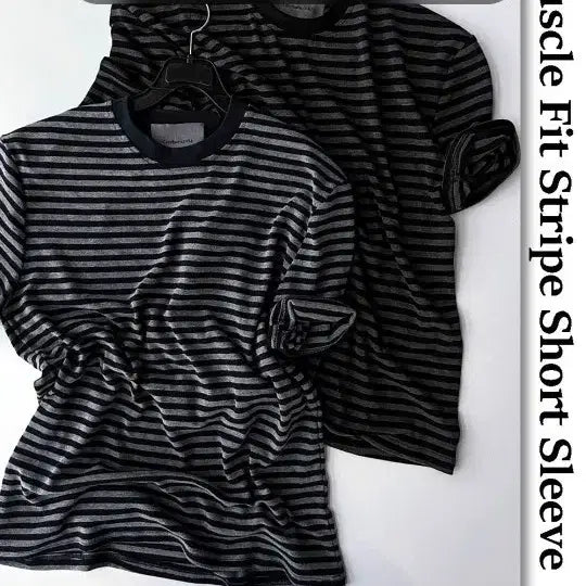 [BUNJANG] KOSHIHARA Striped Charcoal / 코시하루 스트라이프 차콜