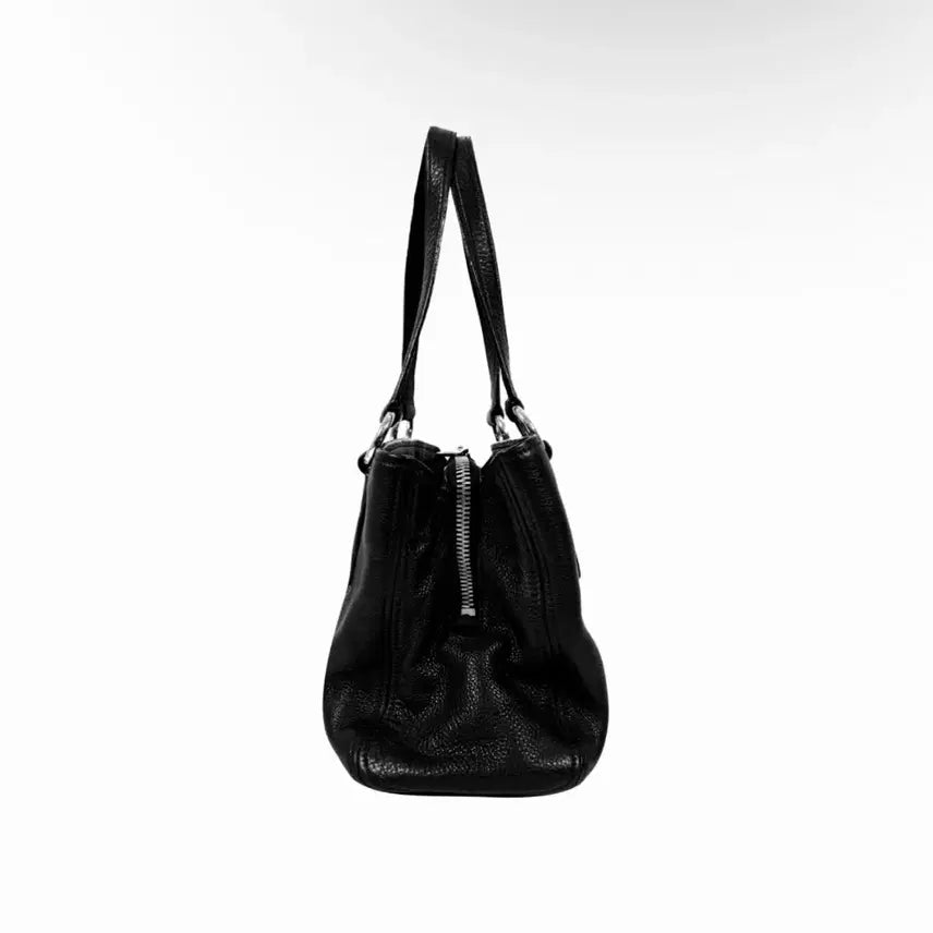 [BUNJANG] Miu Miu Vitello Caribu Phoenix Luxe Leather Tote Bag Black RR1945 / 미우미우 여성 비텔로 카리브 페닉스 럭스 레더 토트백 블랙 RR1945