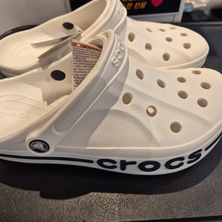 [BUNJANG] Crocs Bayaband Clog White / (택배포함)크록스 바야밴드 클로그 새상품 흰색