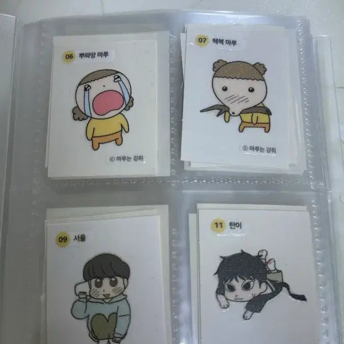 [BUNJANG] Maru is a Puppy Sticker Pack / 마루는 강쥐 띠부씰