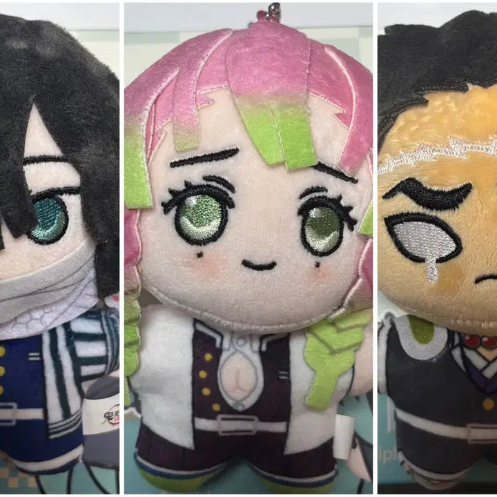 [BUNJANG] Demon Slayer Infinity Castle Starfish Plush Set (Obanai/Mitsuri/Gyomei) / 귀멸의 칼날 귀칼 무한성 불가사리 누이 이구로/미츠리/히메지마