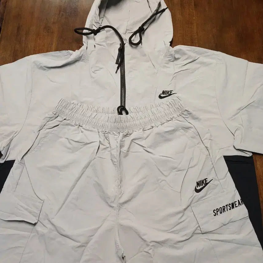 [BUNJANG] Nike Anorak Windbreaker Set (Top + Bottom) / 나이키 아노락 바람막이 셋업 (상의+하의)