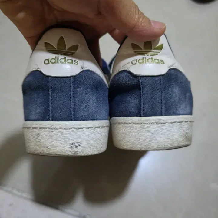 [BUNJANG] Adidas Superstar Navy Suede Sneakers Size 270 / 아디다스 슈퍼스타 네이비 스웨이드 270