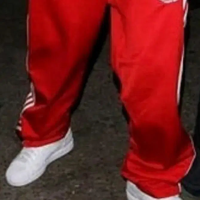 [BUNJANG] Adidas Vintage Firebird Track Pants Red White XXL / 희귀사이즈 아디다스 구 파이어버드 트랙팬츠 레드 빨강 빨흰 2xl xxl