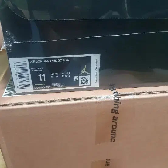 [BUNJANG] Nike Air Jordan 1 Mid SE ASW Black 290mm / 조던1 mid se asw 290 판매