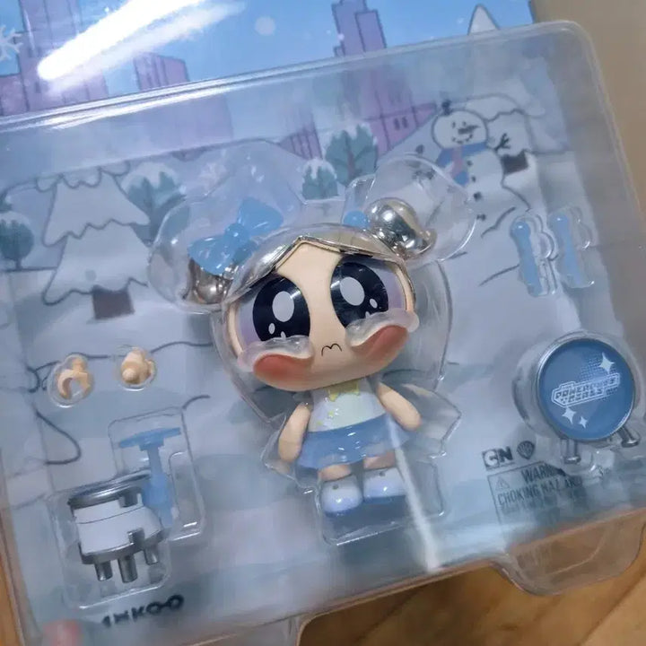[BUNJANG] Block-E Powerpuff Girls Bubbles Christmas Limited Edition Figure (New) / [한정판] 블로키 파워퍼프걸 모쿠 버블 크리스마스 한정판 피규어 새상품