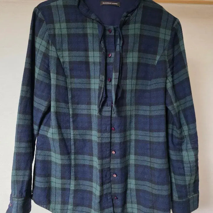 [BUNJANG] Bloomsbury Plaid Shirt Blouse / 블룸스버리 체크 셔츠 블라우스