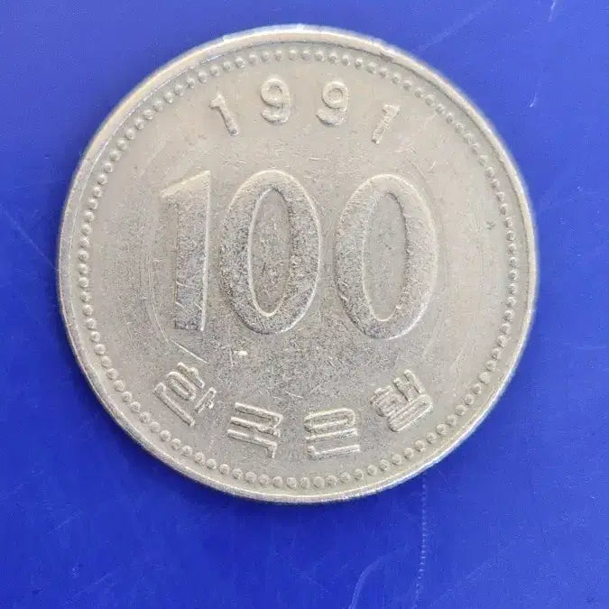 [BUNJANG] 1991 100 Won Coin / 1991년도 100원 동전