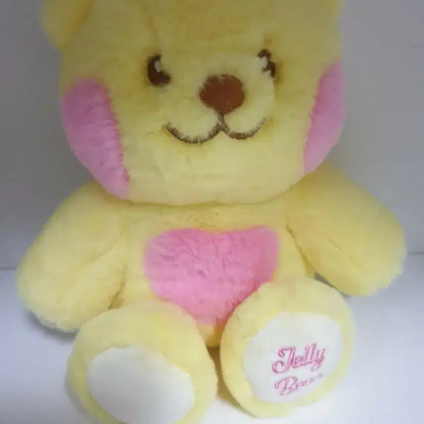 [BUNJANG] Cookie Run Yellow Gummy Bear Plush Doll / 쿠키런 노란 곰젤리 인형 m