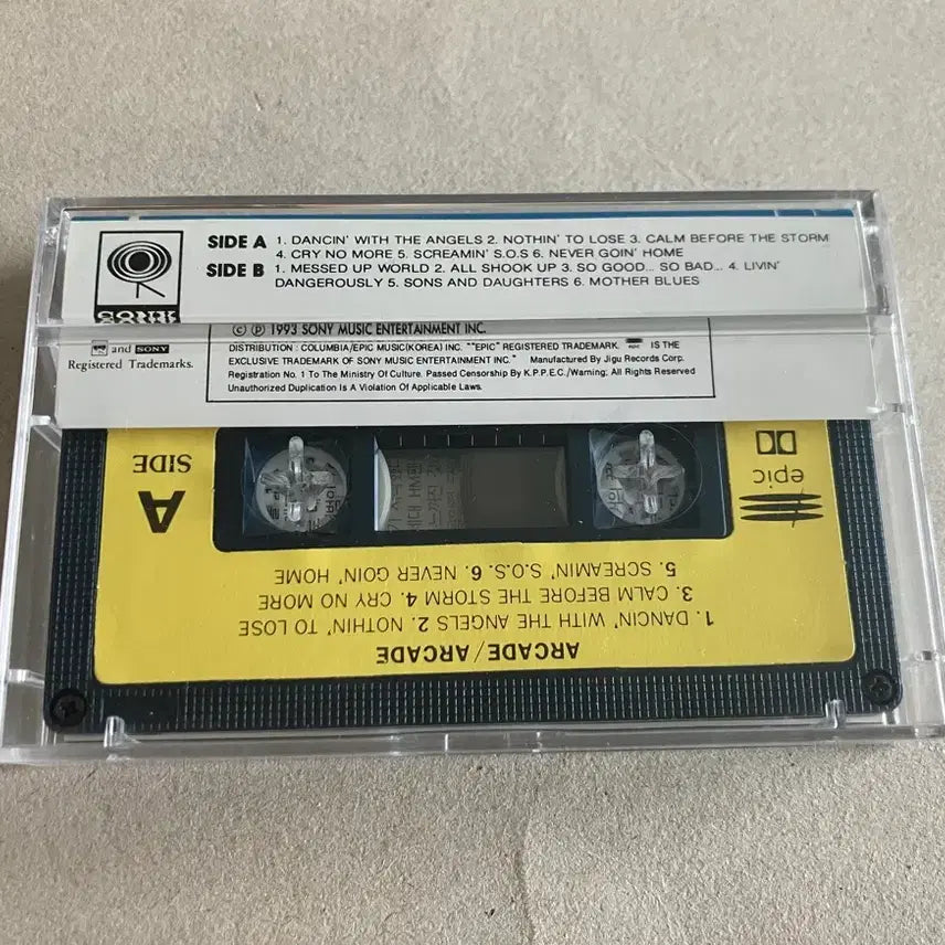 [BUNJANG] Arcade Glam Metal Superband Cassette Tape / 아케이드 Arcade 미국의 글램 메탈 슈퍼밴드 라이센스 카세트테이프