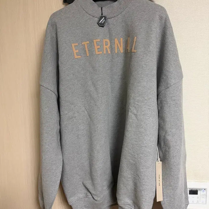 [BUNJANG] Fear of God Eternal Sweatshirt Grey L / 피어오브갓 이터널 ETERNAL 맨투맨 그레이 L