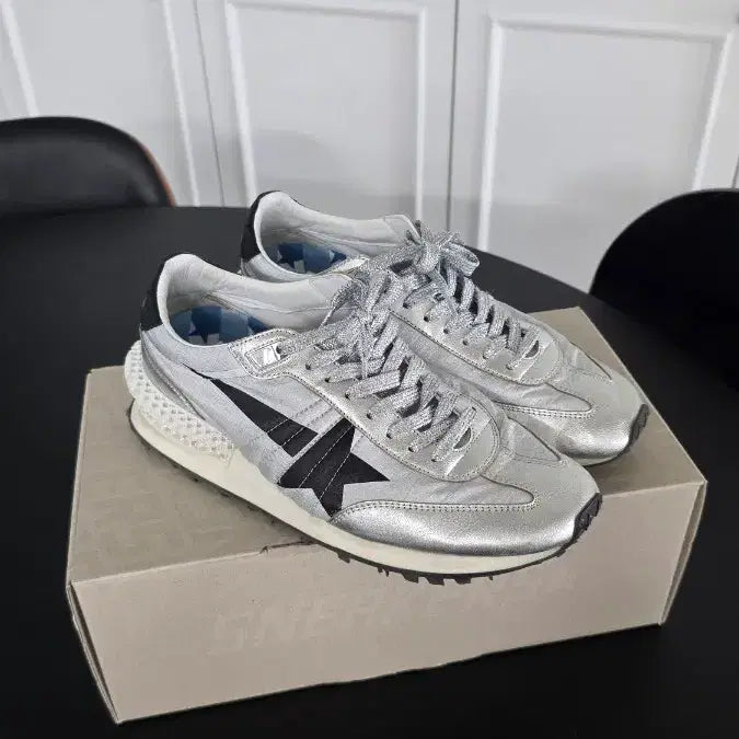 [BUNJANG] Golden Goose Marathon Silver Sneakers Size 265 / 골든구스 마라톤 실버 스니커즈 265