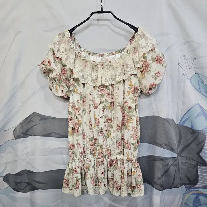 [BUNJANG] Liz Lisa Floral Lace Blouse / LIZ LISA  리즈리사 플로럴 레이스 블라우스