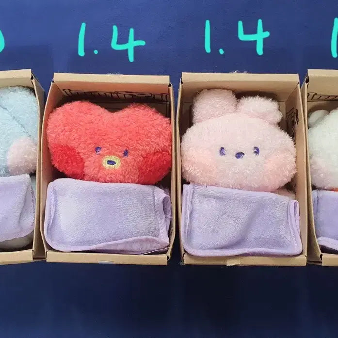 [BUNJANG] BT21 Minini Plush Dolls (Tata, Cooky, Koya, RJ) / 방탄 BT21 미니니 인형(타타 쿠키 코야 알제이)