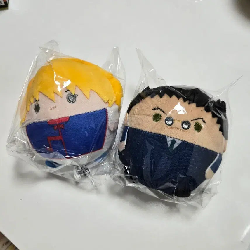 [BUNJANG] Hunter x Hunter Fuwa Kororin Plush Set - Kurapika &amp; Leorio / (일괄) 헌터헌터 후와 후와코로링 누이 인형 - 크라피카 레오리오