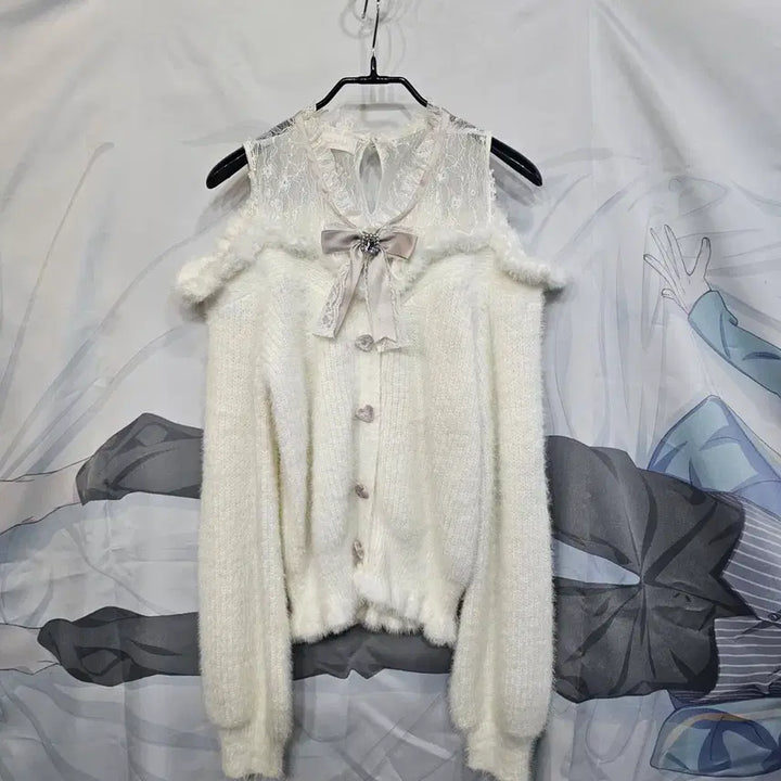 [BUNJANG] Liz Lisa Off-Shoulder Knit / LIZ LISA 리즈리사  오프숄더   니트
