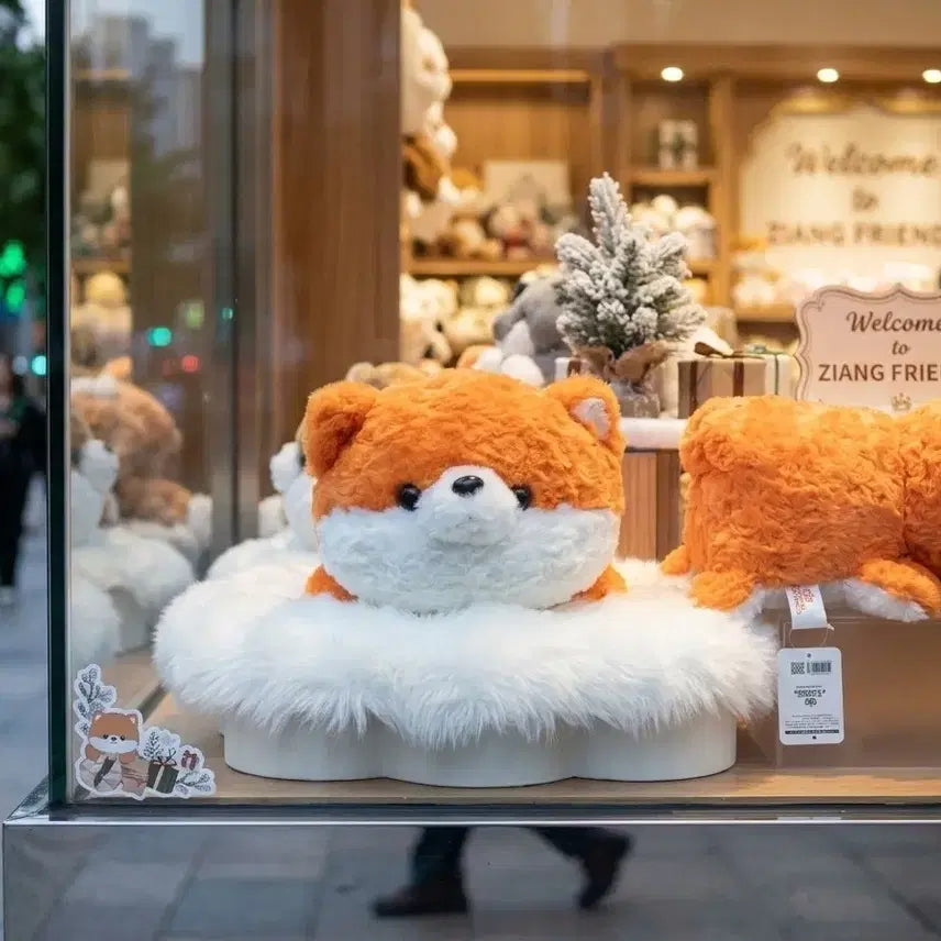 [BUNJANG] ZIANG FRIENDS Puppy Plush Toy (New) / (새상품)반전 여우/ 강아지 인형 30cm