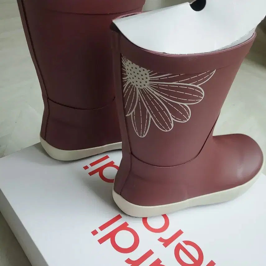 [BUNJANG] Mardis Mercredi Rain Boots Burgundy 230 / 마르디메크르디 레인부츠230 새상품