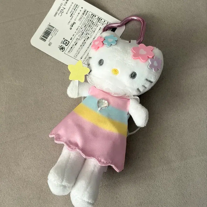 [BUNJANG] Sanrio Hello Kitty Fairy Long Legs Plush Keyring / 산리오 헬로키티 요정 롱다리키티 인형 키링