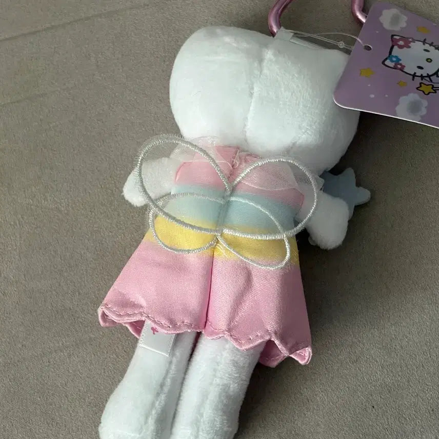 [BUNJANG] Sanrio Hello Kitty Fairy Long Legs Plush Keyring / 산리오 헬로키티 요정 롱다리키티 인형 키링