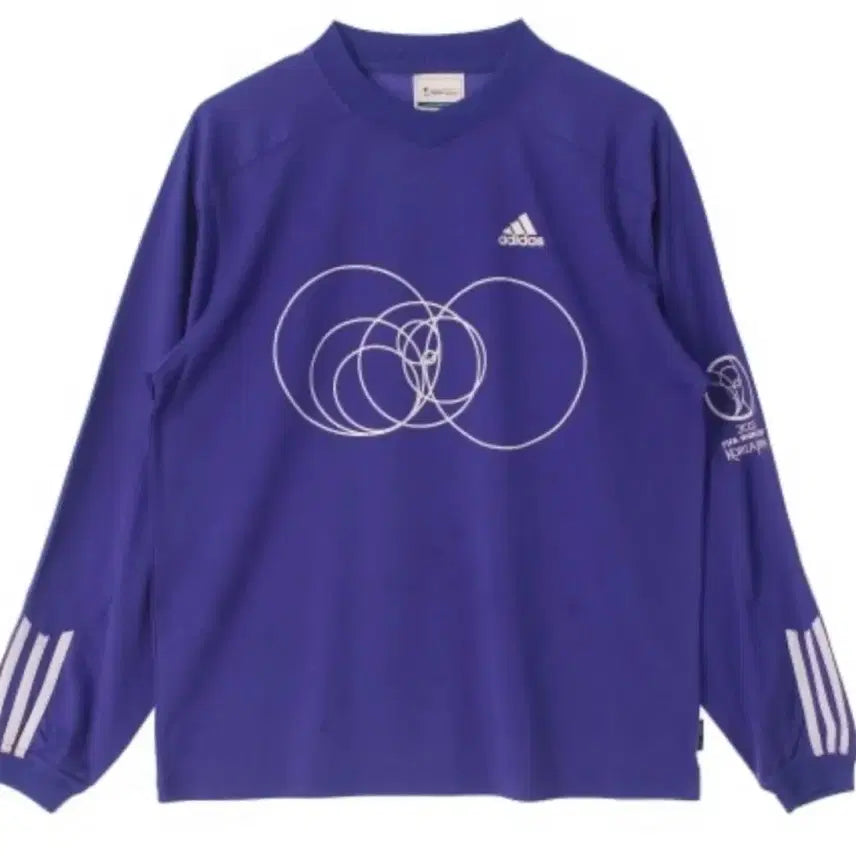 [BUNJANG] Adidas Korea Japan World Cup Blockcore Jersey Long Sleeve M / 아디다스 한일 월드컵 블록코어 져지 긴팔