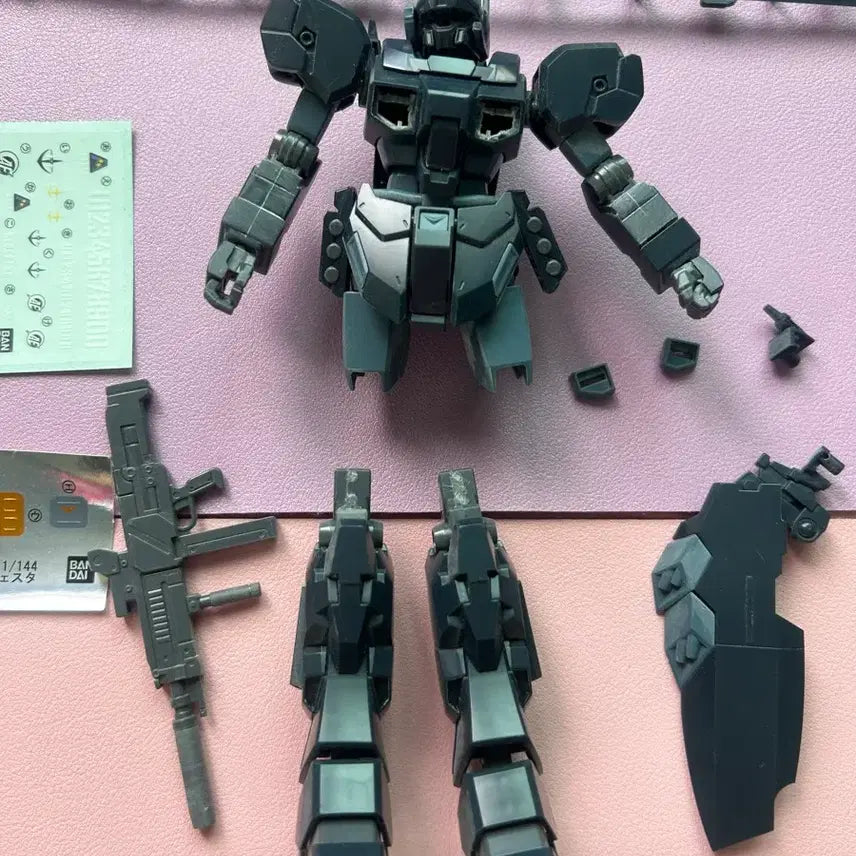 [BUNJANG] Bandai HG 1/144 Jesta Gundam Plamodel - Pre-assembled for Painting / 반다이 HG 1/144 제스타 건담 프라모델 도색용 가조립