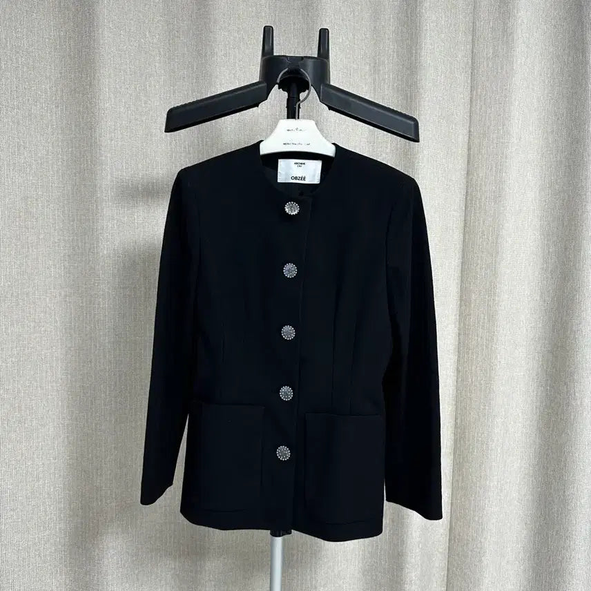 [BUNJANG] Obzee Black Jacket / 한섬 오브제 블랙 자켓 82