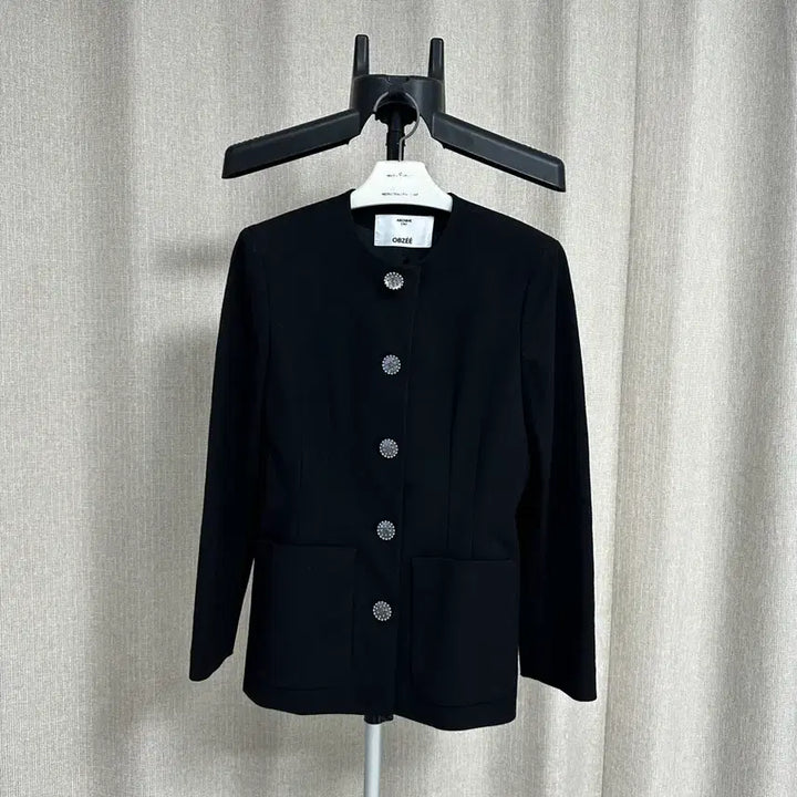 [BUNJANG] Obzee Black Jacket / 한섬 오브제 블랙 자켓 82