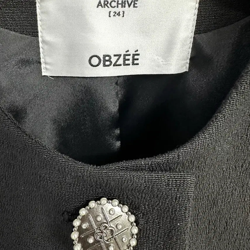 [BUNJANG] Obzee Black Jacket / 한섬 오브제 블랙 자켓 82